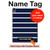 S2767 Navy White Striped Hülle Schutzhülle Taschen für iPad Air (2020, 2022), Air 11 (2024,2025,2026), Pro 11 (2022)