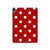 S2951 Red Polka Dots Hülle Schutzhülle Taschen für iPad Air (2020, 2022), Air 11 (2024,2025,2026), Pro 11 (2022)