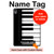 S3078 Black and White Piano Keyboard Hülle Schutzhülle Taschen für iPad Air (2020, 2022), Air 11 (2024,2025,2026), Pro 11 (2022)