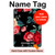 S3112 Rose Floral Pattern Black Hülle Schutzhülle Taschen für iPad Air (2020, 2022), Air 11 (2024,2025,2026), Pro 11 (2022)