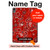 S3354 Red Classic Bandana Hülle Schutzhülle Taschen für iPad Air (2022, 2020), Air 11 (2024,2025), Pro 11 (2022)