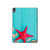 S3428 Aqua Wood Starfish Shell Hülle Schutzhülle Taschen für iPad Air (2022, 2020), Air 11 (2024,2025), Pro 11 (2022)