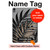 S3692 Gray Black Palm Leaves Hülle Schutzhülle Taschen für iPad Air (2022, 2020), Air 11 (2024,2025), Pro 11 (2022)