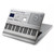 S0891 Keyboard Digital Piano Hülle Schutzhülle Taschen für MacBook Air 13″ (2022,2025) - A2681, A3113, A3240