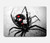 S2386 Black Widow Spider Hülle Schutzhülle Taschen für MacBook Air 13″ (2022,2025) - A2681, A3113, A3240