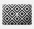 S3424 Ruta Pattern Hülle Schutzhülle Taschen für MacBook Air 13″ (2022,2025) - A2681, A3113, A3240