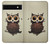 S0360 Coffee Owl Hülle Schutzhülle Taschen für Google Pixel 6a