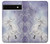 S1134 White Horse Unicorn Hülle Schutzhülle Taschen für Google Pixel 6a
