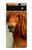 S1595 Beautiful Brown Horse Hülle Schutzhülle Taschen für Google Pixel 6a
