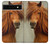 S1595 Beautiful Brown Horse Hülle Schutzhülle Taschen für Google Pixel 6a