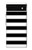 S1596 Black and White Striped Hülle Schutzhülle Taschen für Google Pixel 6a