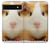 S1619 Cute Guinea Pig Hülle Schutzhülle Taschen für Google Pixel 6a