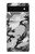 S1721 Snow Camouflage Graphic Printed Hülle Schutzhülle Taschen für Google Pixel 6a