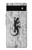 S2446 Gecko Wood Graphic Printed Hülle Schutzhülle Taschen für Google Pixel 6a