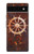 S2766 Ship Wheel Rusty Texture Hülle Schutzhülle Taschen für Google Pixel 6a