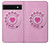 S2847 Pink Retro Rotary Phone Hülle Schutzhülle Taschen für Google Pixel 6a