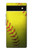 S3031 Yellow Softball Ball Hülle Schutzhülle Taschen für Google Pixel 6a