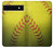 S3031 Yellow Softball Ball Hülle Schutzhülle Taschen für Google Pixel 6a