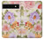 S3035 Sweet Flower Painting Hülle Schutzhülle Taschen für Google Pixel 6a