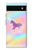 S3203 Rainbow Unicorn Hülle Schutzhülle Taschen für Google Pixel 6a