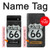 S3207 Route 66 Sign Hülle Schutzhülle Taschen für Google Pixel 6a