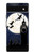 S3249 Peter Pan Fly Full Moon Night Hülle Schutzhülle Taschen für Google Pixel 6a