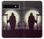 S3262 Grim Reaper Night Moon Cemetery Hülle Schutzhülle Taschen für Google Pixel 6a