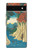 S3348 Utagawa Hiroshige The Monkey Bridge Hülle Schutzhülle Taschen für Google Pixel 6a