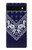 S3357 Navy Blue Bandana Pattern Hülle Schutzhülle Taschen für Google Pixel 6a