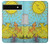 S3435 Tarot Card Moon Hülle Schutzhülle Taschen für Google Pixel 6a