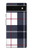 S3452 Plaid Fabric Pattern Hülle Schutzhülle Taschen für Google Pixel 6a