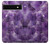 S3713 Purple Quartz Amethyst Graphic Printed Hülle Schutzhülle Taschen für Google Pixel 6a