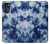 S3439 Fabric Indigo Tie Dye Hülle Schutzhülle Taschen für Motorola Moto G (2022)