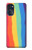 S3799 Cute Vertical Watercolor Rainbow Hülle Schutzhülle Taschen für Motorola Moto G (2022)