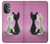 S1832 Love Cat Hülle Schutzhülle Taschen für OnePlus Nord N20 5G