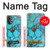 S2685 Aqua Turquoise Gemstone Graphic Printed Hülle Schutzhülle Taschen für OnePlus Nord N20 5G