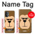 S2721 Cute Grumpy Monkey Cartoon Hülle Schutzhülle Taschen für OnePlus Nord N20 5G