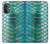 S3414 Green Snake Scale Graphic Print Hülle Schutzhülle Taschen für OnePlus Nord N20 5G