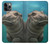 S3871 Cute Baby Hippo Hippopotamus Hülle Schutzhülle Taschen für iPhone 11 Pro