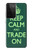 S3862 Keep Calm and Trade On Hülle Schutzhülle Taschen für Samsung Galaxy S21 Ultra 5G