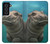 S3871 Cute Baby Hippo Hippopotamus Hülle Schutzhülle Taschen für Samsung Galaxy S21 FE 5G