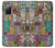 S3879 Retro Music Doodle Hülle Schutzhülle Taschen für Samsung Galaxy S20 FE