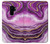 S3896 Purple Marble Gold Streaks Hülle Schutzhülle Taschen für Samsung Galaxy S9 Plus