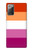 S3887 Lesbian Pride Flag Hülle Schutzhülle Taschen für Samsung Galaxy Note 20