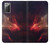 S3897 Red Nebula Space Hülle Schutzhülle Taschen für Samsung Galaxy Note 20
