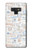 S3903 Travel Stamps Hülle Schutzhülle Taschen für Note 9 Samsung Galaxy Note9
