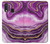S3896 Purple Marble Gold Streaks Hülle Schutzhülle Taschen für Samsung Galaxy A20e
