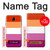 S3887 Lesbian Pride Flag Hülle Schutzhülle Taschen für Samsung Galaxy J7 (2018), J7 Aero, J7 Top, J7 Aura, J7 Crown, J7 Refine, J7 Eon, J7 V 2nd Gen, J7 Star