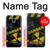 S3891 Nuclear Hazard Danger Hülle Schutzhülle Taschen für Samsung Galaxy J3 (2018), J3 Star, J3 V 3rd Gen, J3 Orbit, J3 Achieve, Express Prime 3, Amp Prime 3