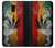 S3890 Reggae Rasta Flag Smoke Hülle Schutzhülle Taschen für Samsung Galaxy J6 (2018)